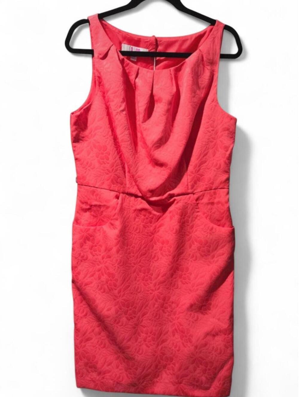 Nine and Co. Coral sleeveless sheath dress size XL